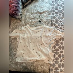 Current Elliot cropped tee- size 0, open back,